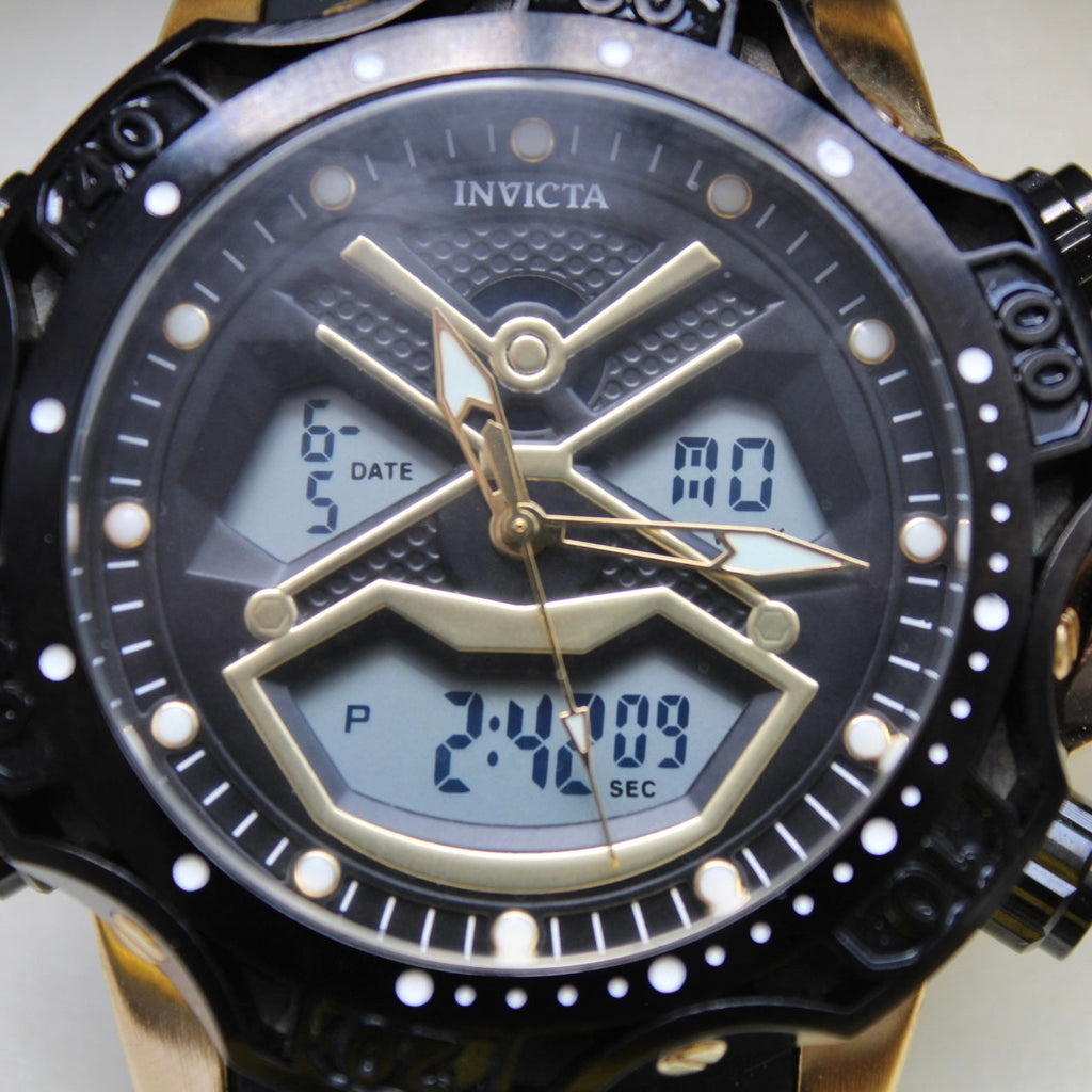 INVICTA DOBLE HORA PARA HOMBRE REF-1837-NDA
