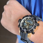 INVICTA DOBLE HORA PARA HOMBRE REF-1837-NDA