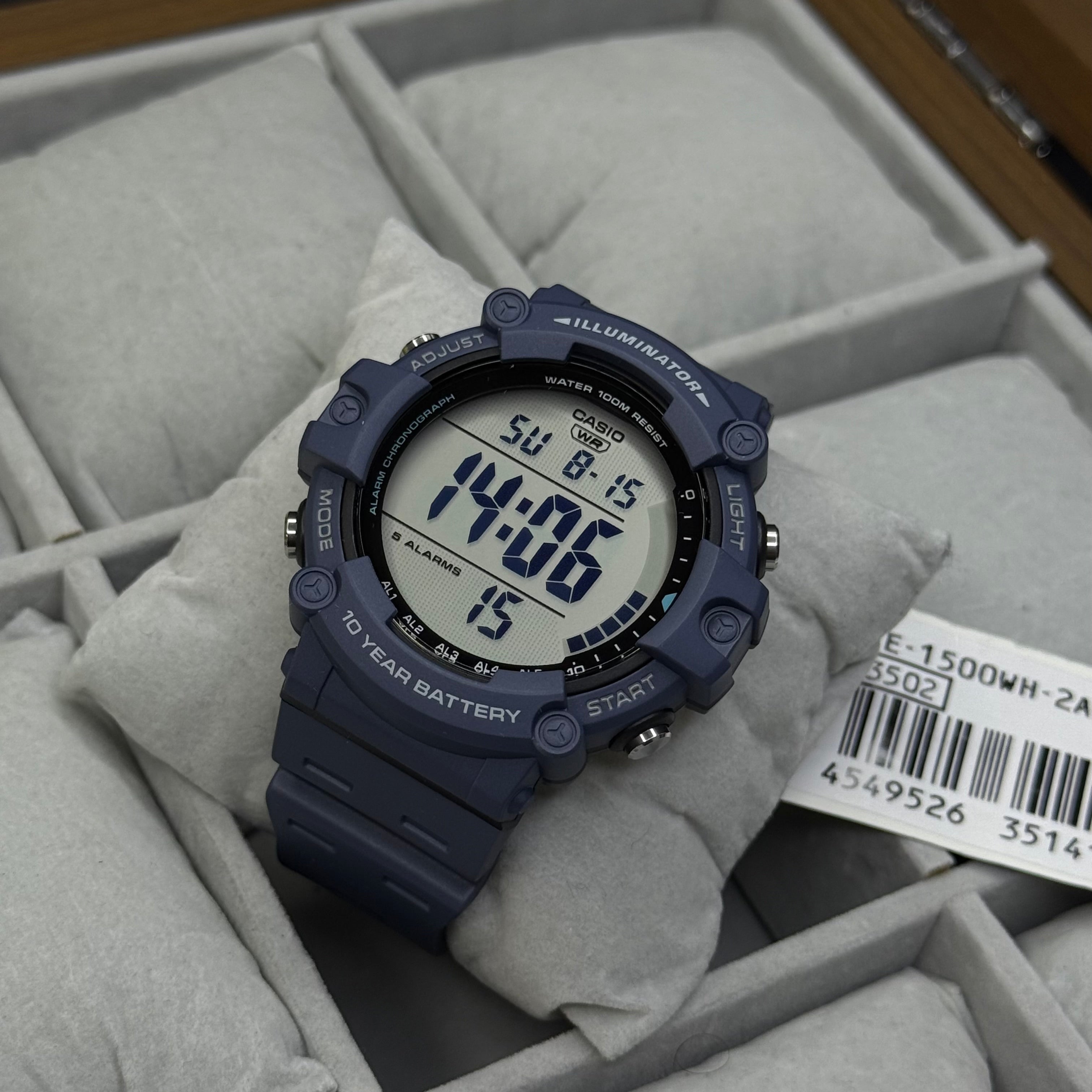 CASIO ORIGINAL PARA HOMBRE REF-AE-1500WH-2A