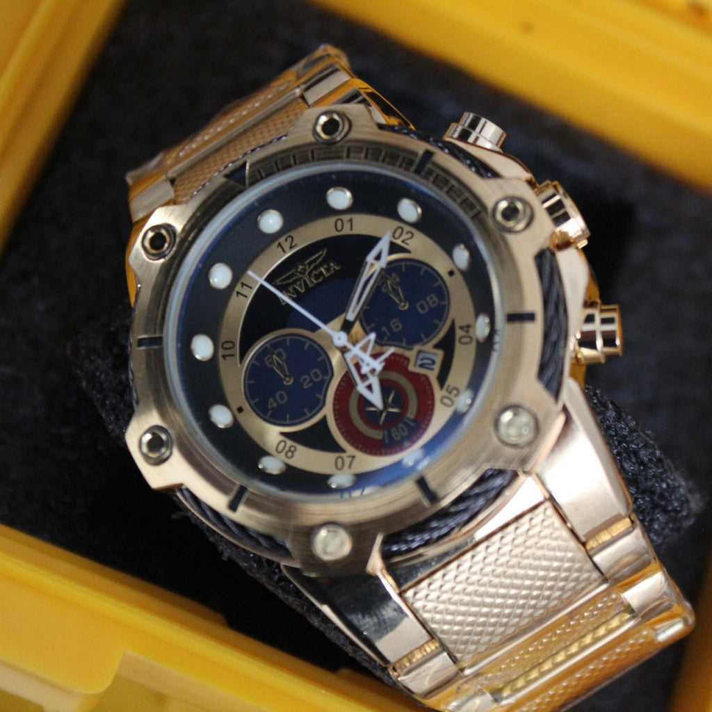 INVICTA CAPITAN AMERICA PARA HOMBRE REF 6548-DN