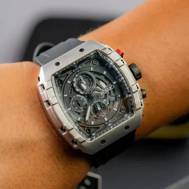 KOSMO ORIGINAL X RICHARD MILLER FUNCIONAL DOS PULSOS INTERCAMBIABLES  PAR HOMBRE K3997G-CP