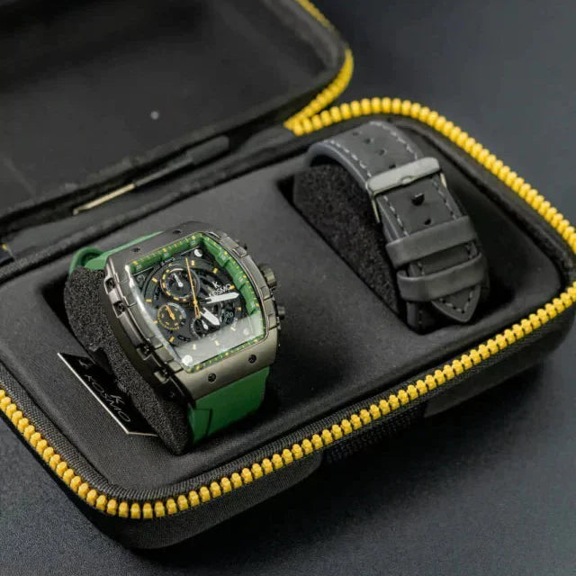 KOSMO ORIGINAL X RICHARD MILLER FUNCIONAL DOS PULSOS INTERCAMBIABLES  PAR HOMBRE K3997G-VN