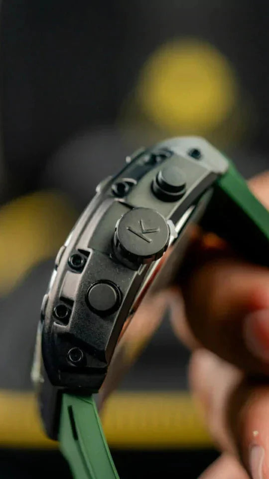 KOSMO ORIGINAL X RICHARD MILLER FUNCIONAL DOS PULSOS INTERCAMBIABLES  PAR HOMBRE K3997G-VN