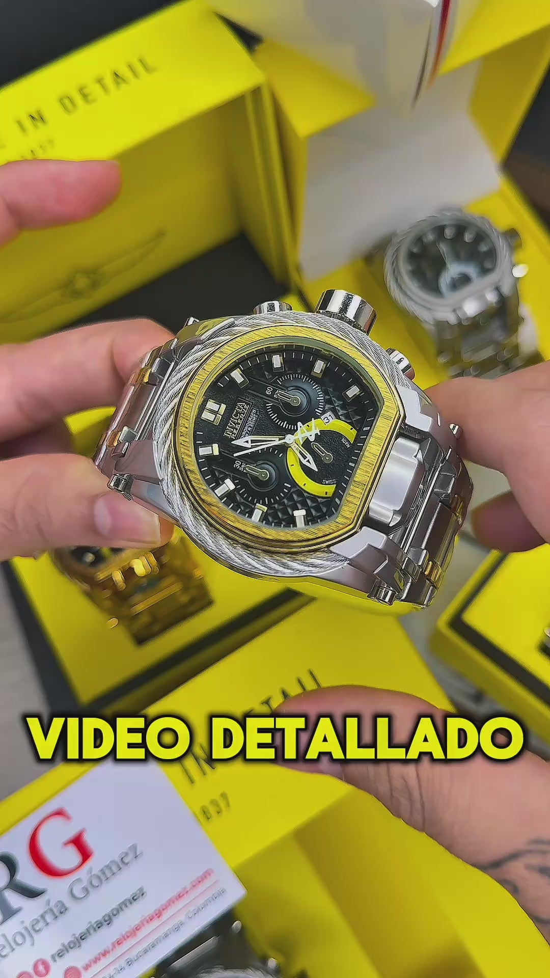 INVICTA BOLT ZEUS GUAYA ACERO PARA HOMBRE REF-BN
