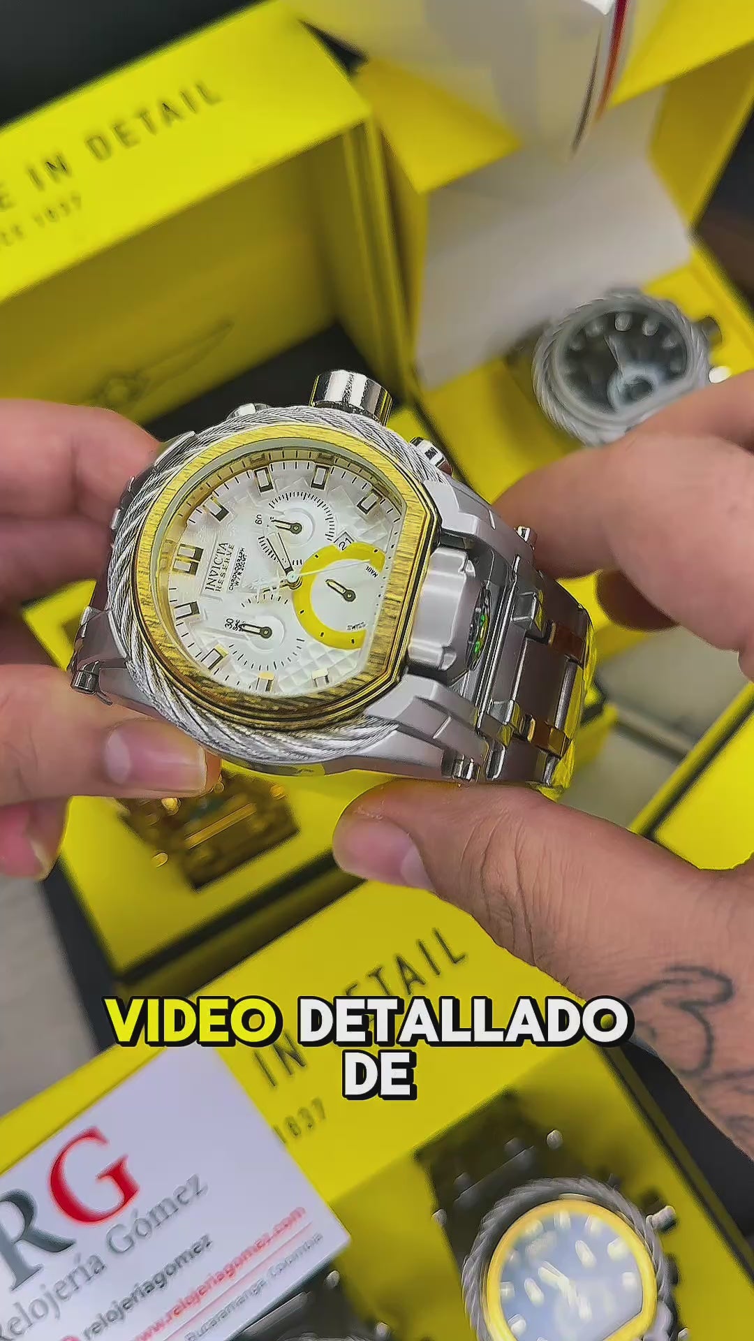 INVICTA BOLT ZEUS GUAYA ACERO PARA HOMBRE REF-BB