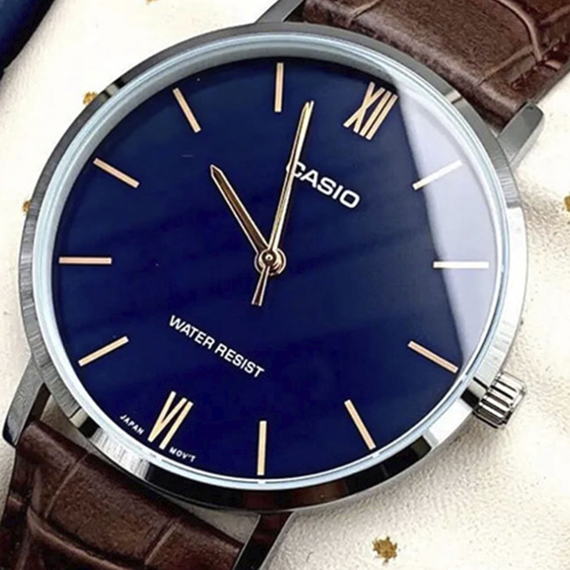 CASIO ORIGINAL PARA HOMBRE REF-MTP-VT01L-2B